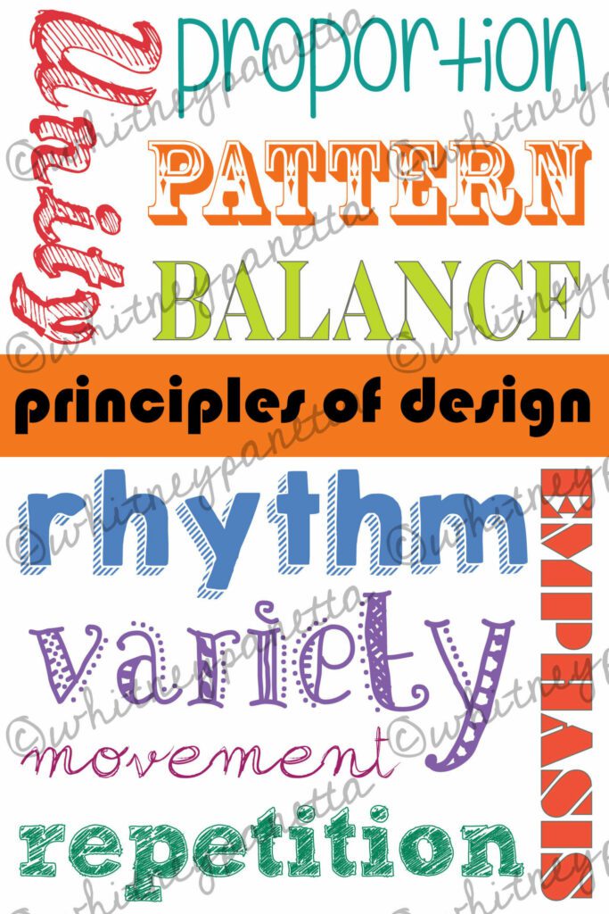 principles of design poster