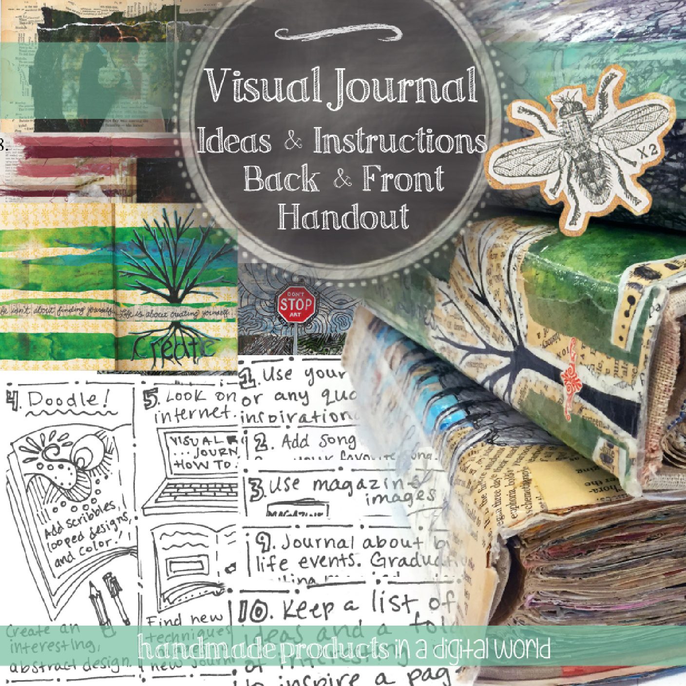 Journal yours. Visual instructions.