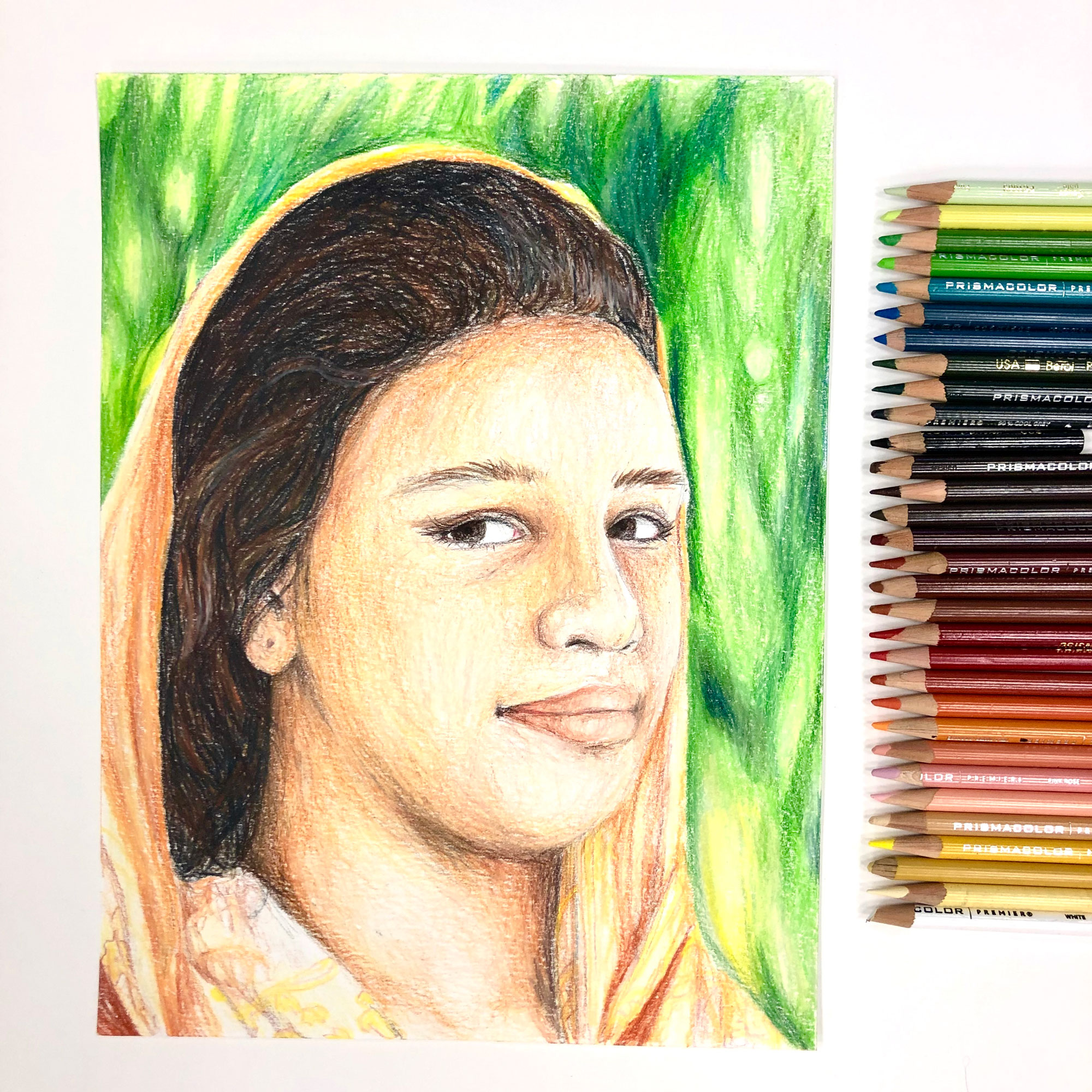 Drawing Portraits with COLORED PENCILS (Sketchbook Studies) - YouTube
