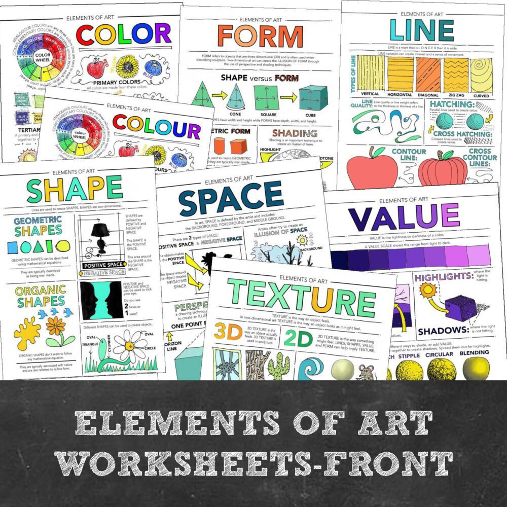 Visual Art Introduction to Art Notebook: Exercises, Handouts, & More ...