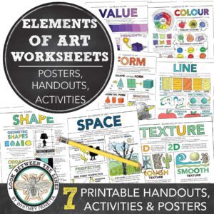 7 Elements of Art Worksheets, Activities, and Printable Posters - Look ...