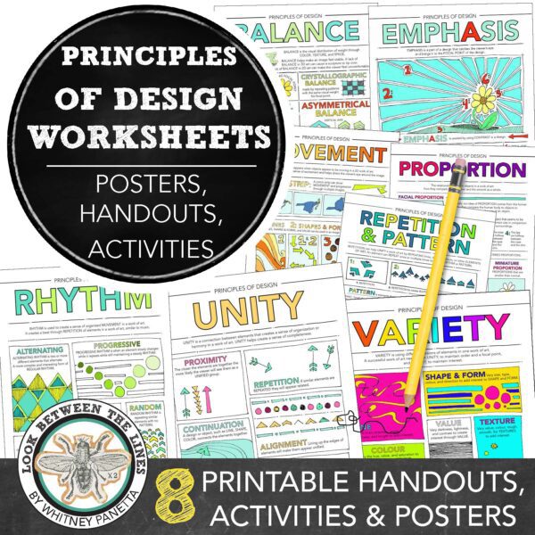 8 Principles of Design Worksheets