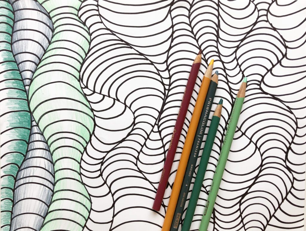 7 Back To School Art Activities - Look between the lines