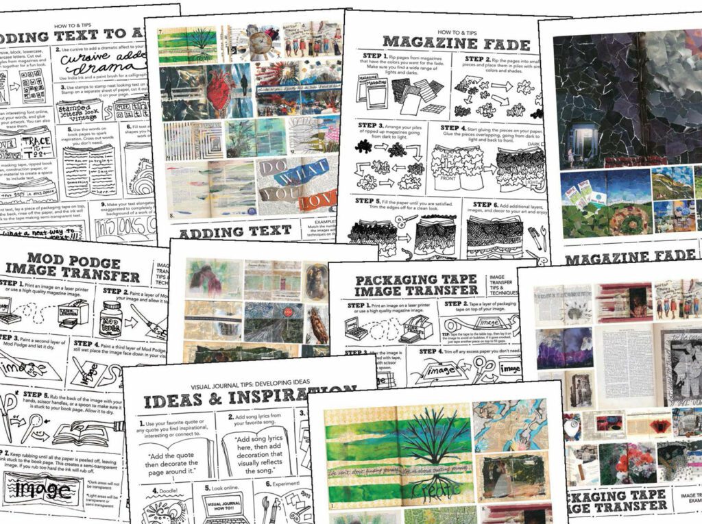 Visual Journal Ideas for Jumpstarting a Visual Journal Project