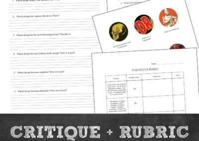 Canva Movie Poster Project Critique Rubric