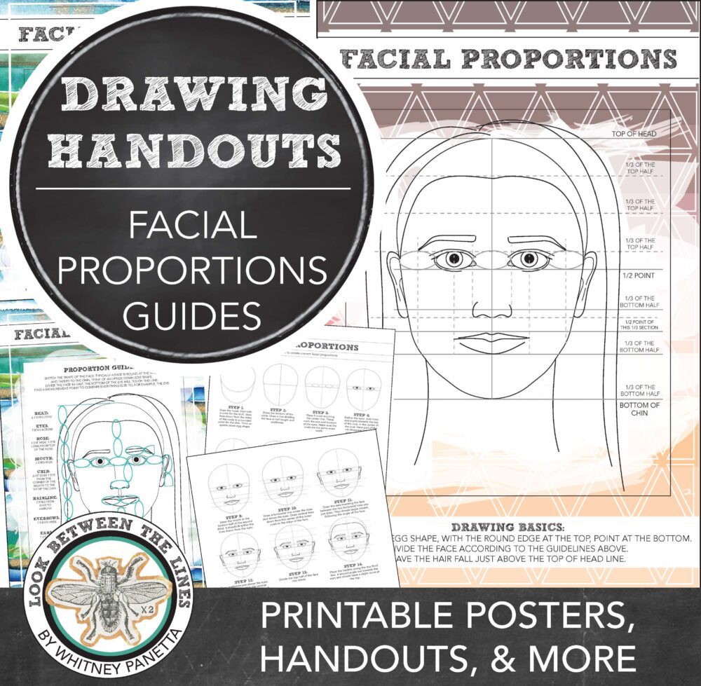 Facial proportion printable thumbnail