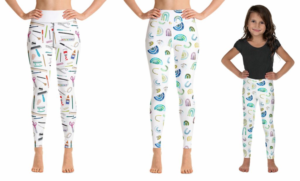 Teacher leggings