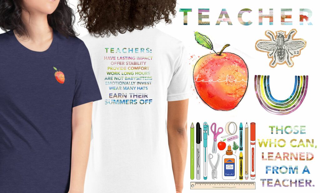 teacher t-shirt designs