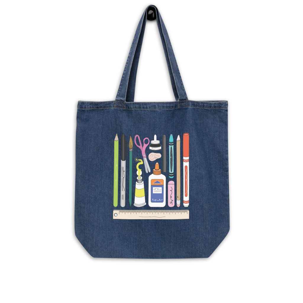 art-supplies-tote-organic-denim-look-between-the-lines