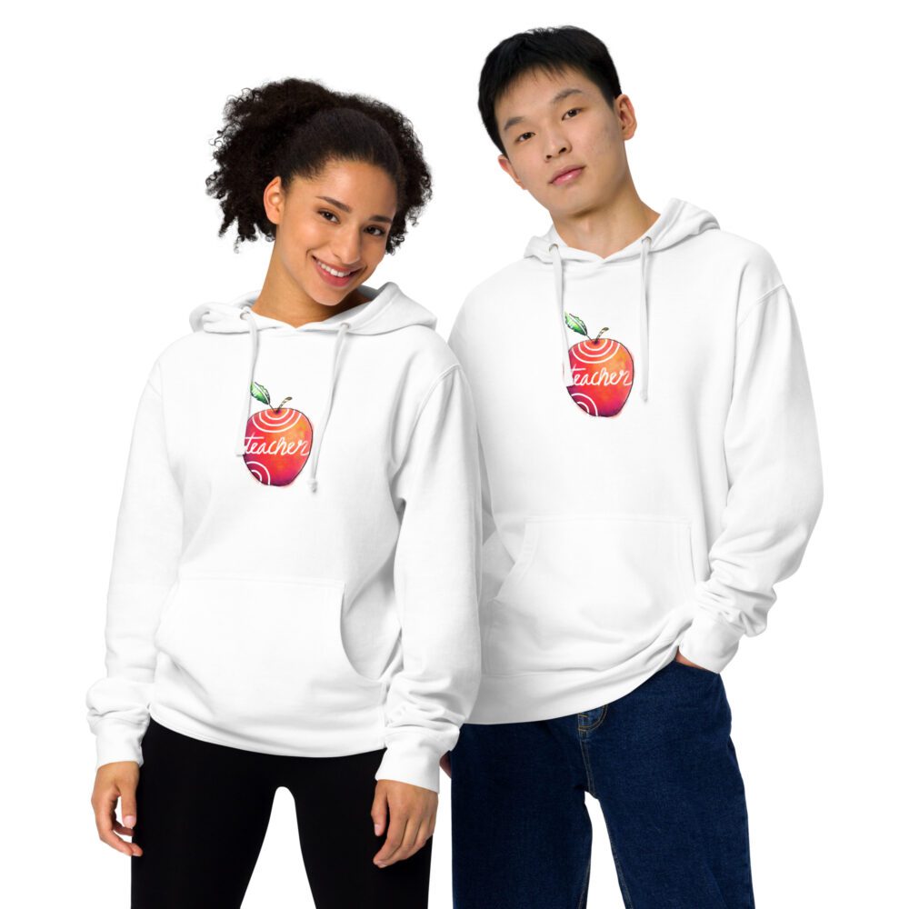 teacher apple hoodie