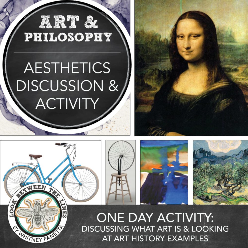 Art Appreciation Class: What is Art? Aesthetics Intro, Discussion & Activity for Middle, High School Art