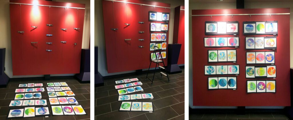 Casso Display Rail Hangs Children's Art in Schools Beautifully