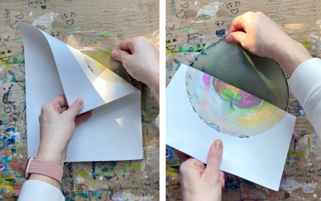 Gelli plate printing is an easy and fun activity to do with kids on a