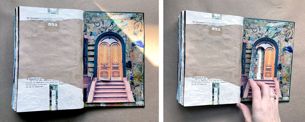 Visual Journal, Junk Journal Ideas - Look between the lines