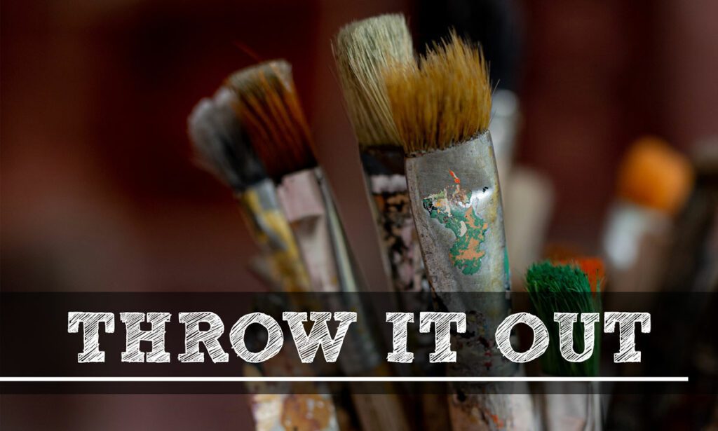 Art teacher post planning tips: throw it out