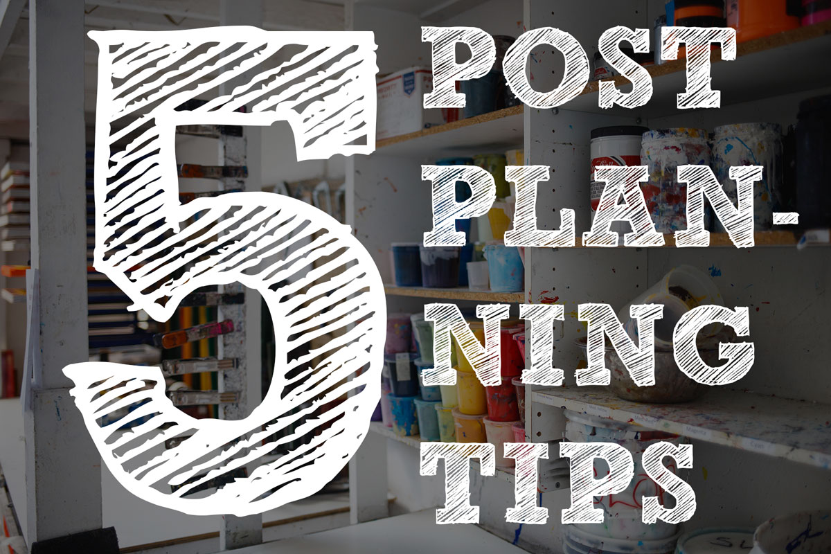 art teacher post planning tips