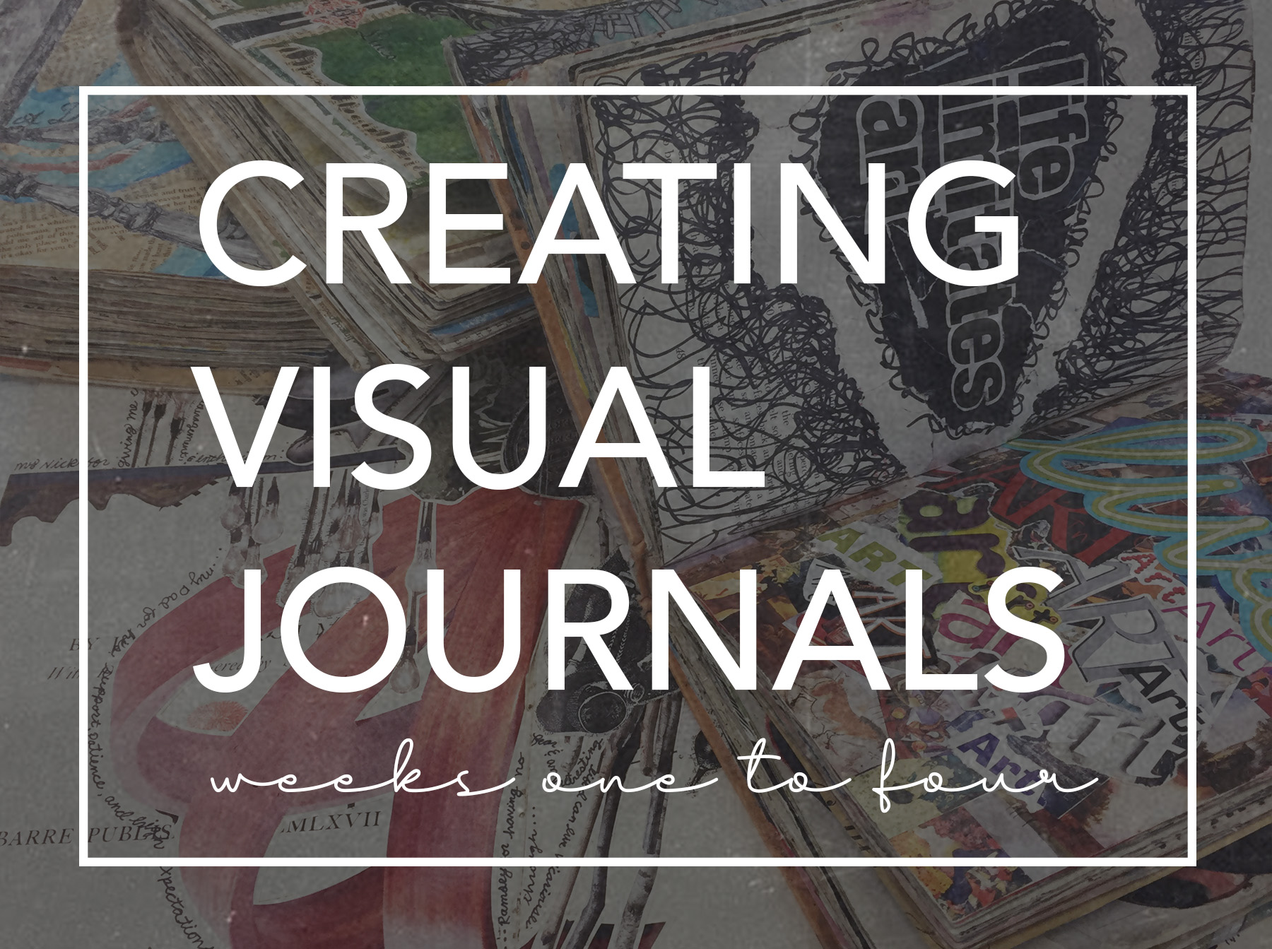 Creative Ideas for Art Journal Pages for the New Year - Look between the  lines