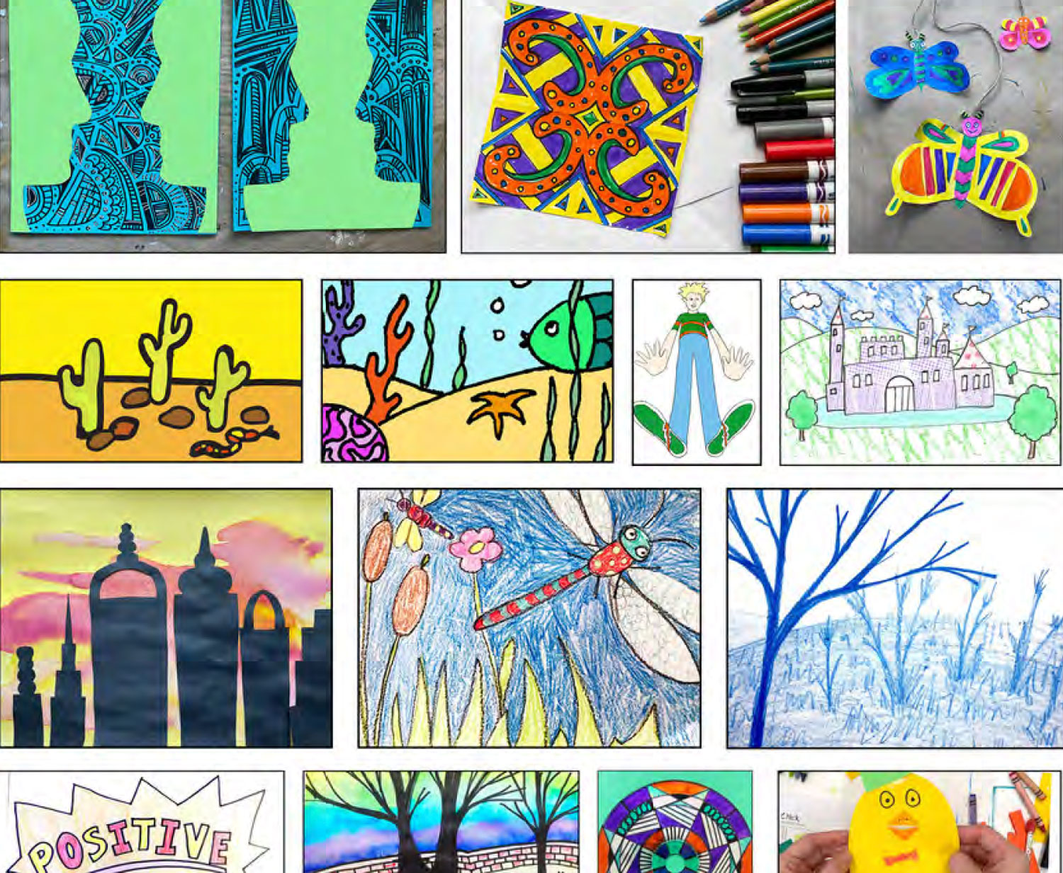 Elementary art lesson ideas