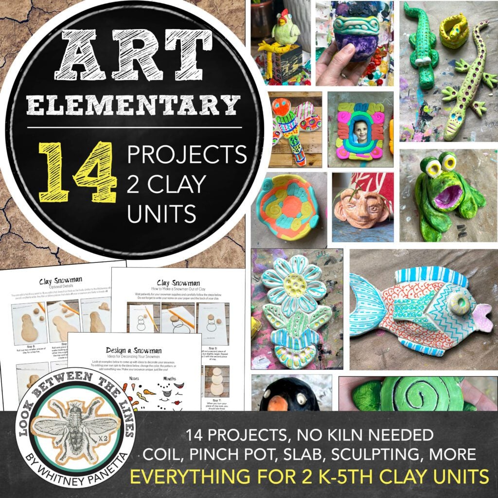 Air dry clay elementary art curriculum 2 units 14 projects