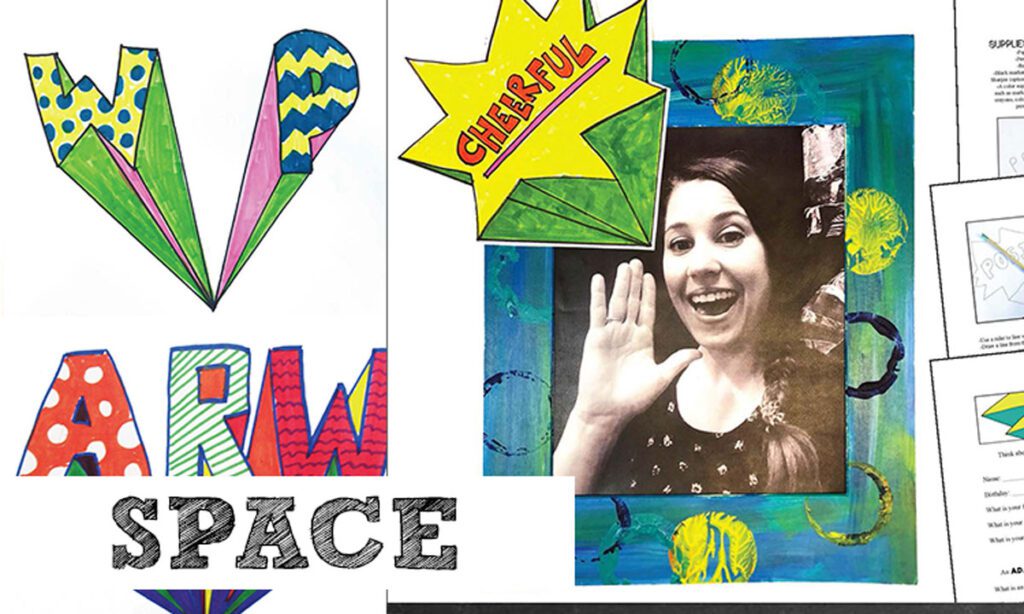 Middle school art curriculum thumbnail-element of art space
