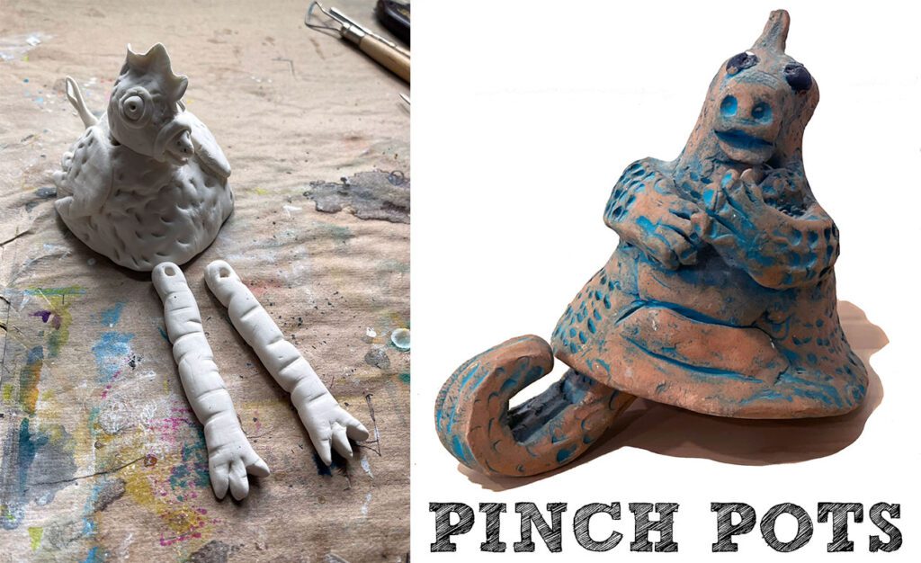 Pinch pot bell, clay project ideas thumbnail