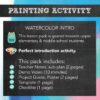 watercolor introduction activity thumbnail