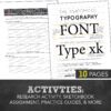 Design a font project thumbnail