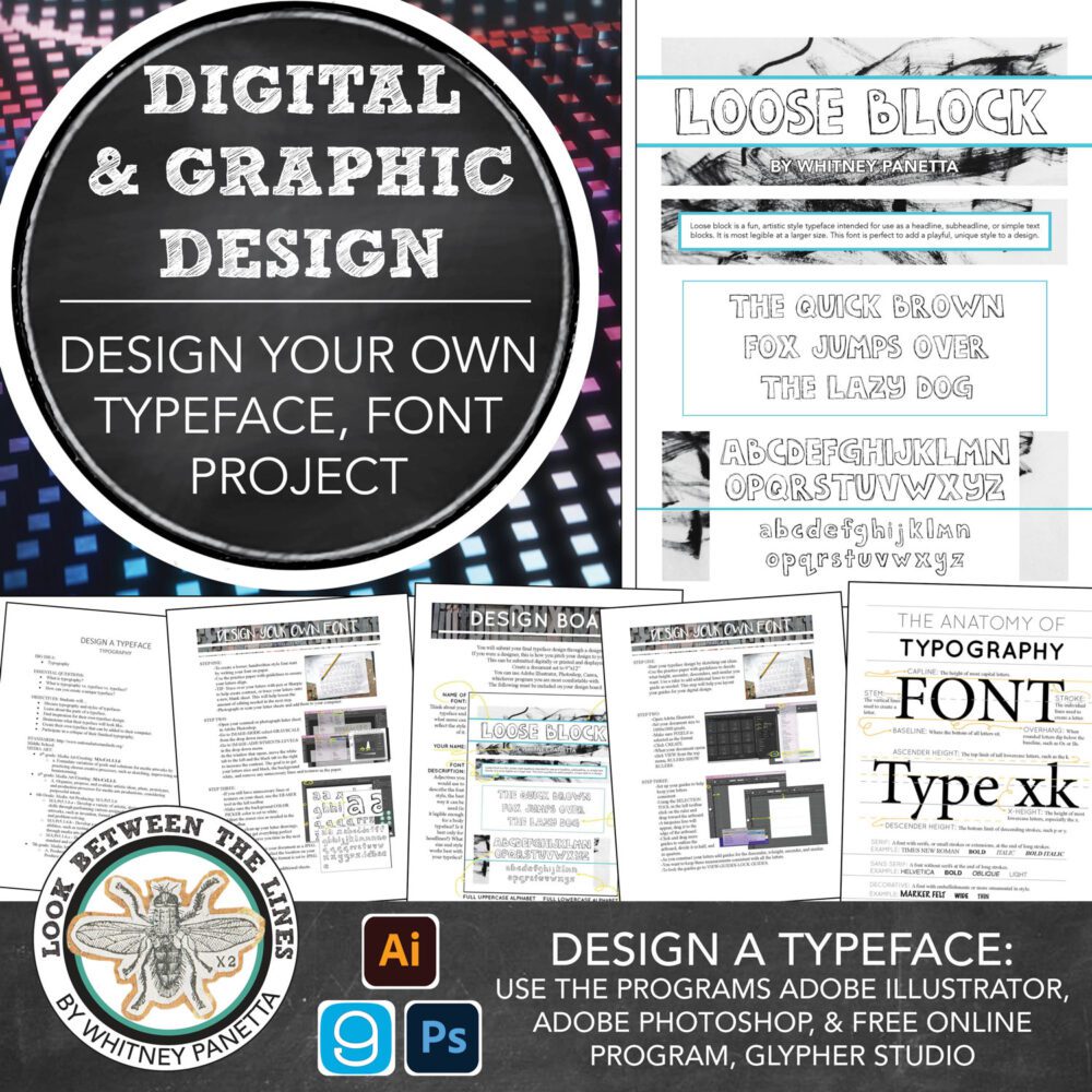 Design a font project thumbnail