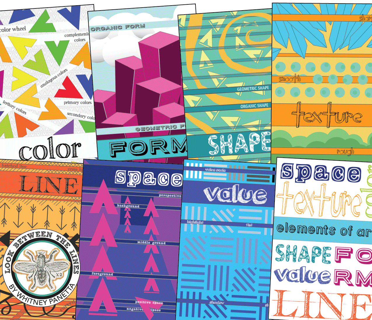 Free Elements of Art Poster Set: Download and Print