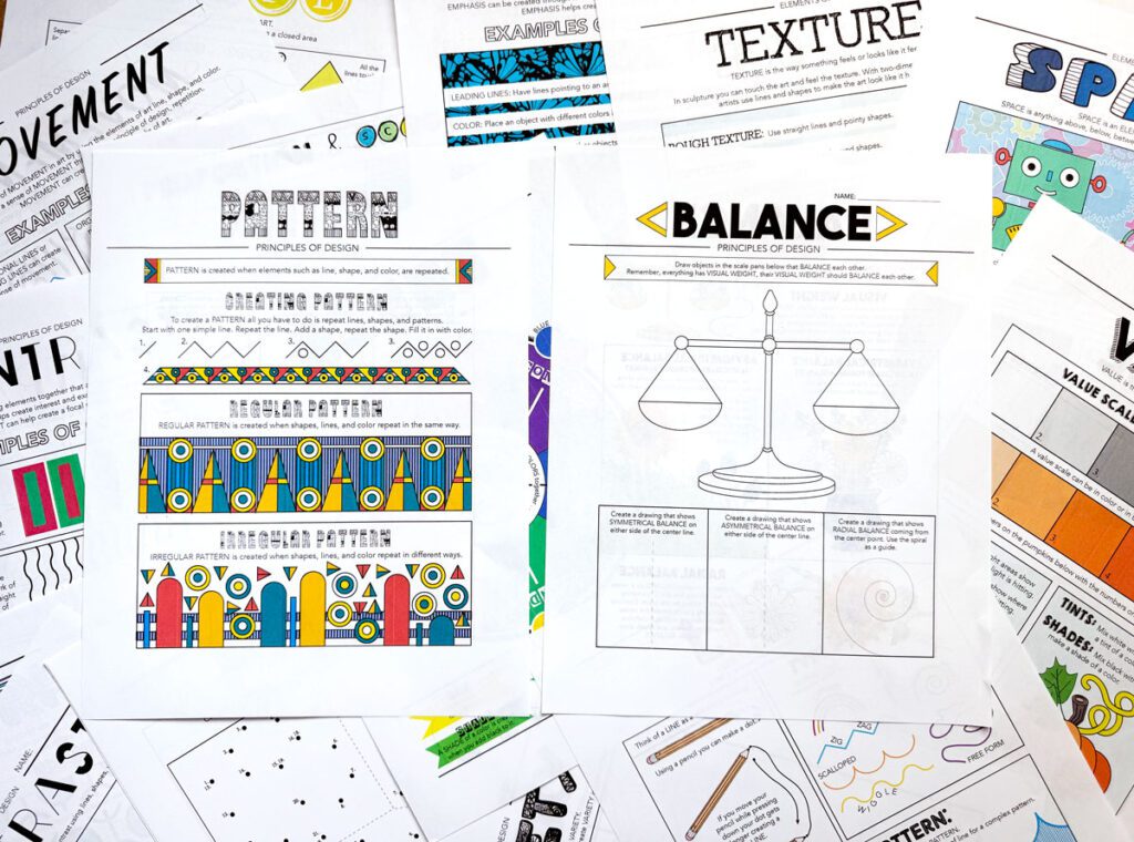 Tips for teaching the elements of art and principles of design in elementary art thumbnail