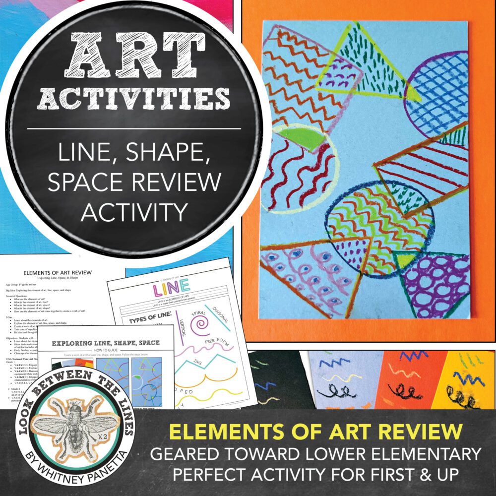 Elementary art shape lesson thumbnail