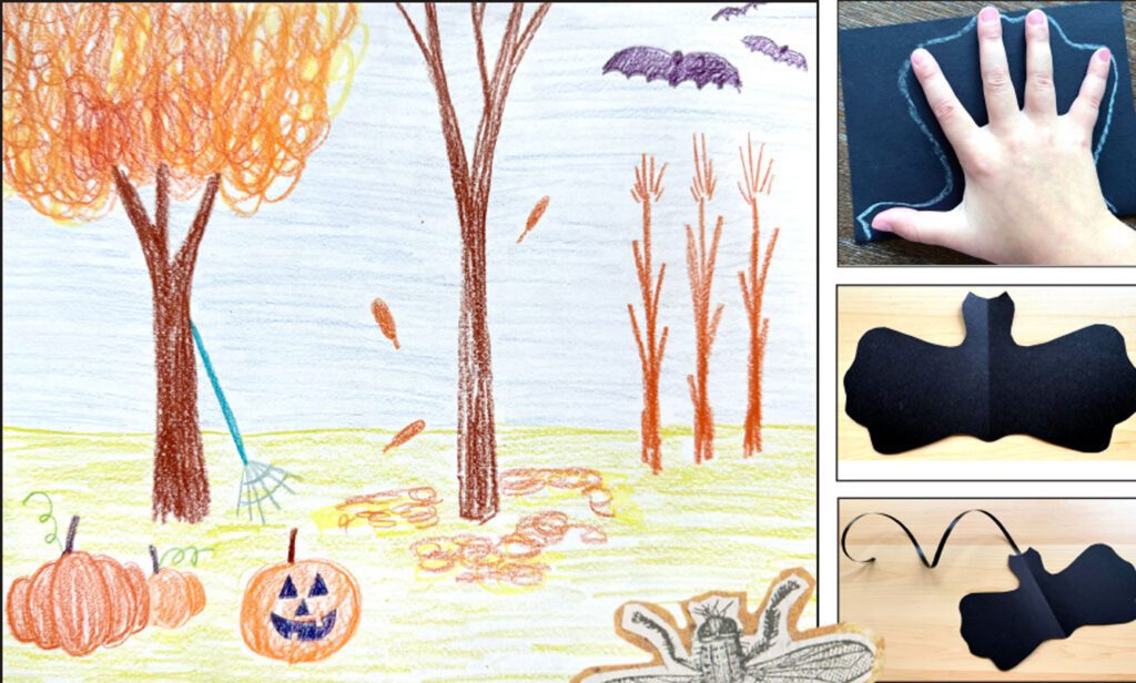 elementary fall art projects thumbnail