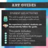 Winter activity pack, art sub plan thumbnail