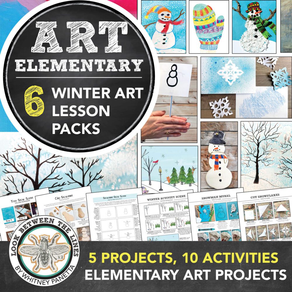 Winter art project bundle thumbnail