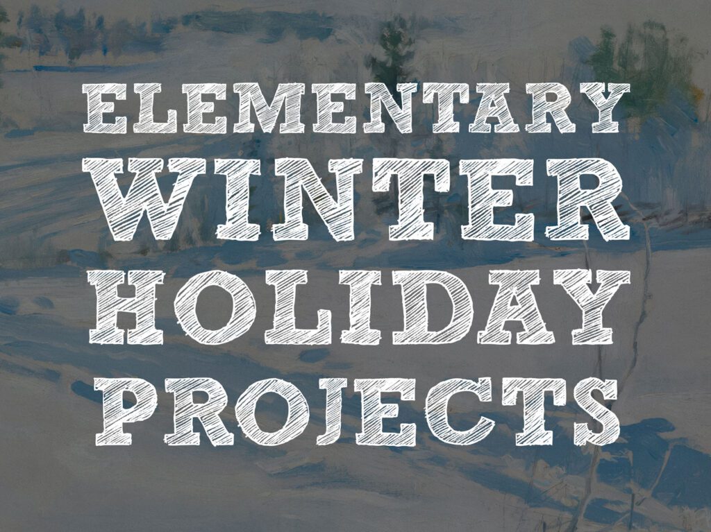 holiday art project thumbnail